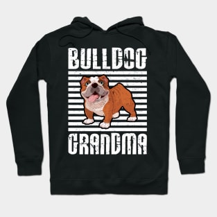 Bulldog Grandma Proud Dogs Hoodie